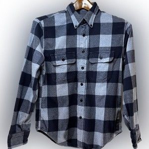 Abercrombie & Fitch XS Flannel shirt soft button down check soft very good cond